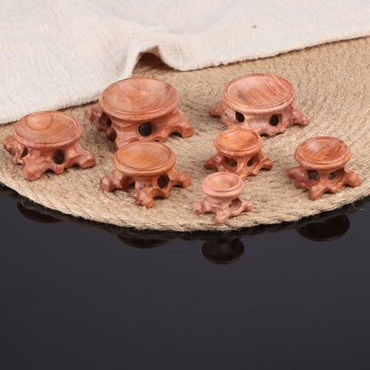 10pcs Acid Branch Wood Display Stand Base For Crystal Ball Sphere Globe Stone