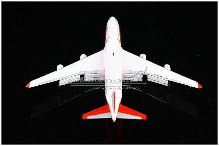 1:400 JC Wings NATIONAL BOEING 747-400 Passenger Plane Flap Down Diecast Model