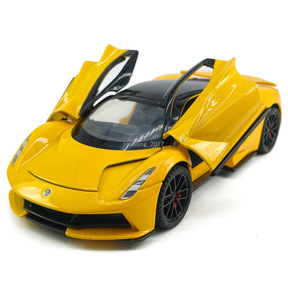 1/32 Lotus Evija Model Car Diecast Toy Vehicle Toys for Boys Kids Gifts Orange
