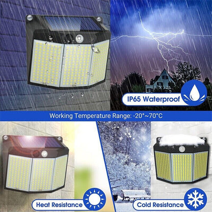 990000LM Lampara Solar Luces De Calle LED Con Sensor 432 LED Para Patio Jardin