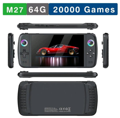 7.0 Inch Big Screen M27 Portable Pocket Retro Handheld Video Game Console 64GB