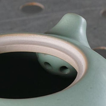 Tea Pot Luxury Ruyao Teapot Pottery Xishi Pot Ru Kiln Pot For Black Tea Puer Tea