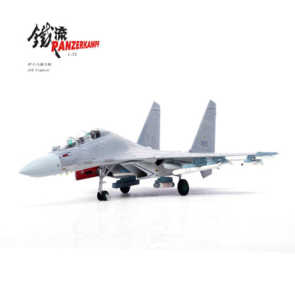 1:72 31CM Panzerkampf CHINA J-16 2022 Fighter Diecast Military Airplane Model