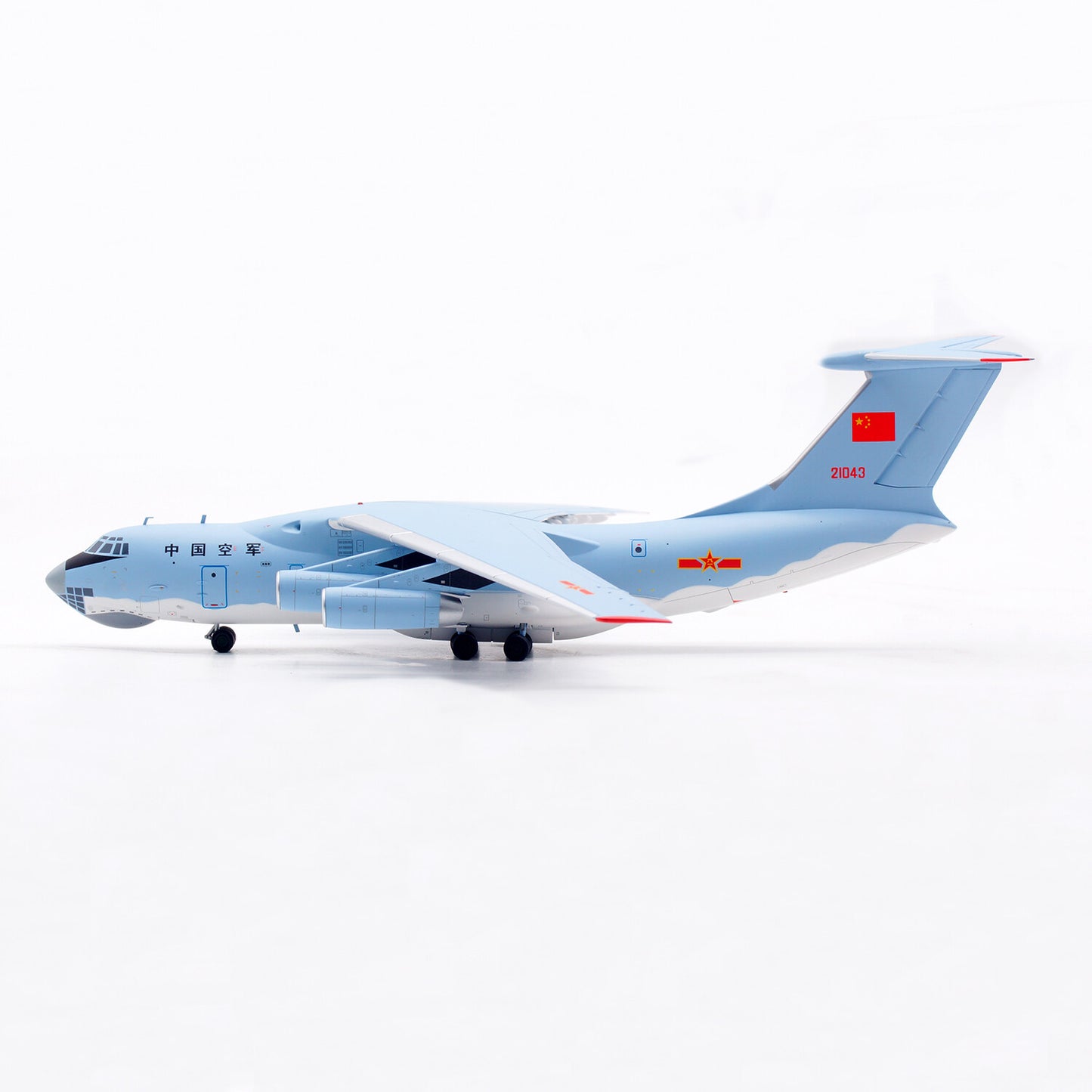 1:200 SQ Wings PLAAF Ilyushin Il-76 Passenger Airplane Diecast Model