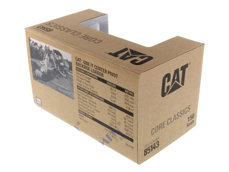 1:50 DM CAT420E IT Backhoe Loader Construction Machine Equipment Diecast Model