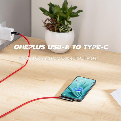 OnePlus USB‑A to Type‑C SUPERVOOC Charging Cable 1m 10A – L‑Shaped Gaming Cable