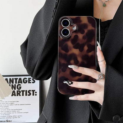 Cute Phone Case for Iphone 17 Case Tortoise Shell Pattern Leopard Full Camera Pr