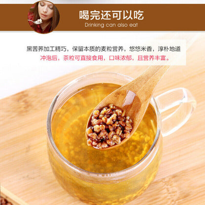 Premium Black Buckwheat Tea 300g Black Tartary Buckwheat Full Chinese Tea