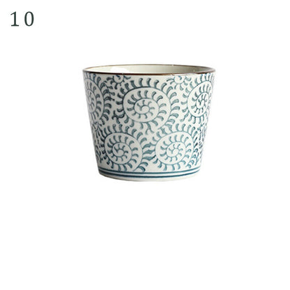 Japanese Style Ceramic Tableware Straight Cup Porcelain Tea Cup Sake Mug GIft