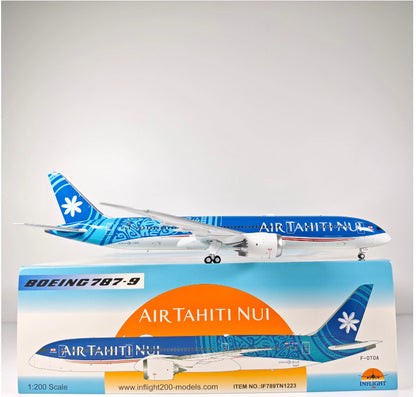 1:200 InFlight Air Tahiti Nui Boeing 787-9 F-OTOA Airplane Diecast Plane Model