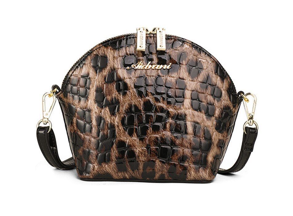 Leather Bag Shell Fashion Versatile One-Shoulder Messenger Bag Small Square Bags