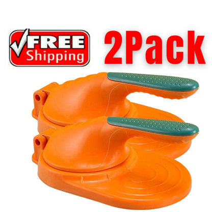 2 X Plastic Manual Dumpling Skin Mold Kitchen Lazy DIY Jiaozi Maker Dough Press