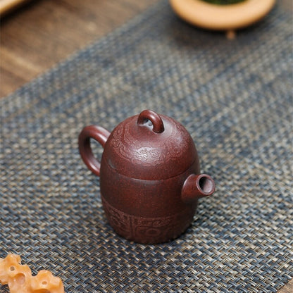 Traditional Craft Real Yixing Zisha Clay Tea Pot Marked Qinquan Pot Handmade New