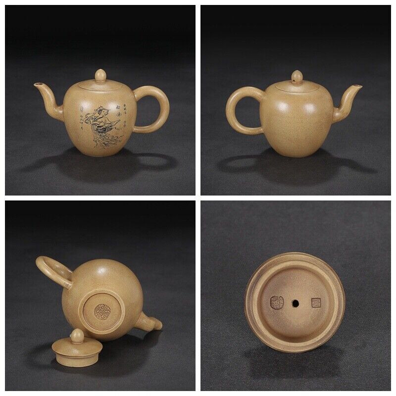 Chinese Yixing Zisha Clay Handmade Exquisite Teapot （四大美女 底款：蒋蓉）