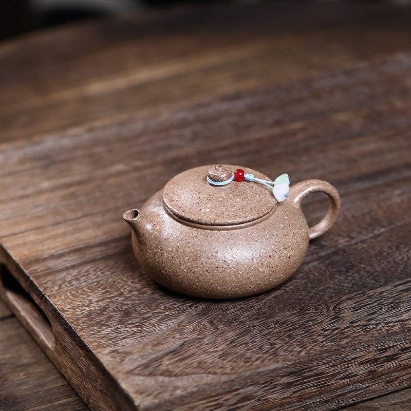 Yixing Purple Clay Teapot Original Ore Purple Jade and Golden Sand Handcraft pot