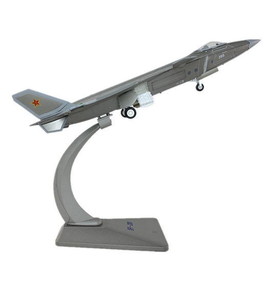 1:60 38CM Chinese J-20 Stealth Fighter Aircraft Diecast Military Plane Model