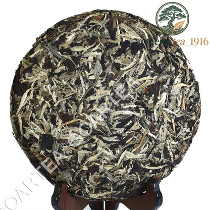 357g 2014 Yunnan Moonlight Beauty White Raw Cake Chinese Puer Pu'er Pu erh Tea
