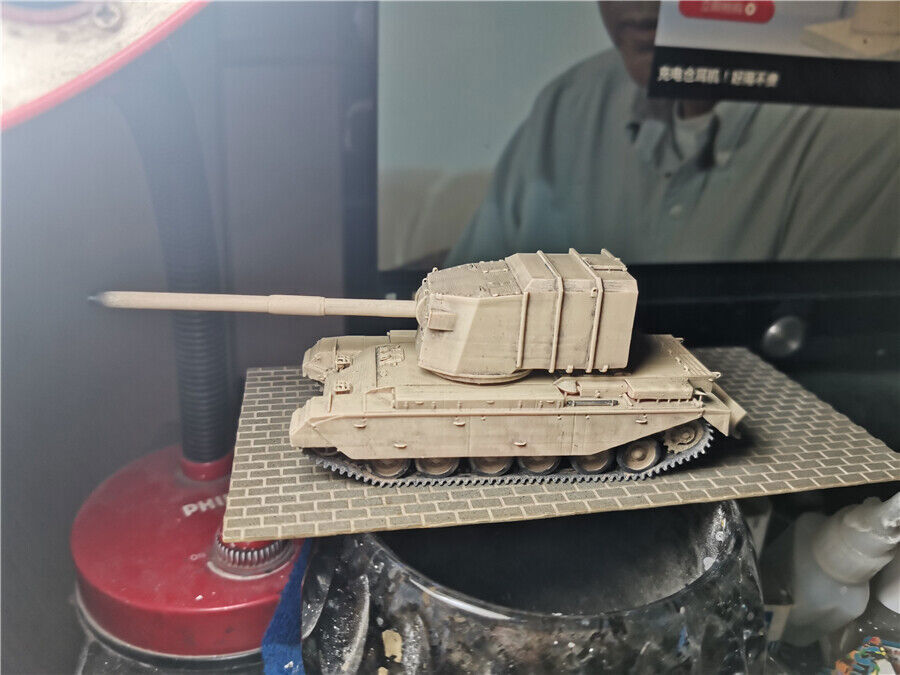 Homemade 1/72 British FV4005 Tank Destroyer Finished Model Ornament Toys