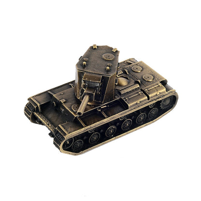 1/72 Soviet Kv2 Heavy Tank Model Finished Metal Model Ornaments Two colors