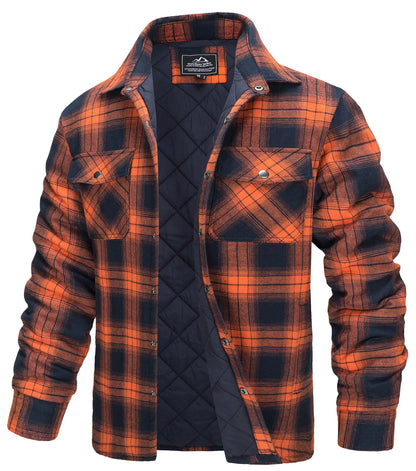 Jackets Mens Shirt Jacket Multi-Pockets Outwear Hiking Coats Tops