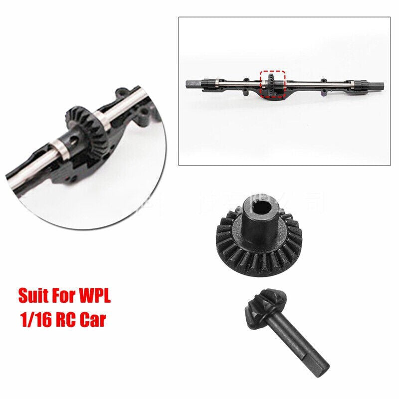 Metal Front Rear Axle Gear Shaft Driving Gear Set For WPl B14 B24 C14 C24 MN D90
