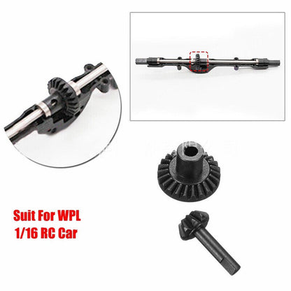 Metal Front Rear Axle Gear Shaft Driving Gear Set For WPl B14 B24 C14 C24 MN D90