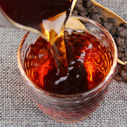 100g Cooked Glutinous Rice Fragrant Tea Stone Top Yunnan Ancient Tree Pu-Erh Tea