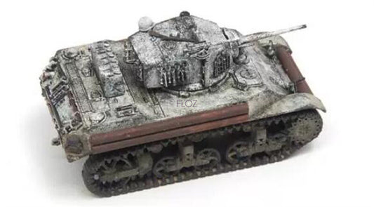 for S-MODEL US M5A1 Stuart light tank Snow coating 1/72 Tank Pre-built Model