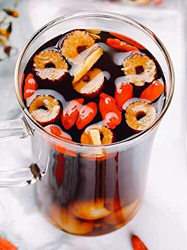 Brown Sugar Ginger and Jujube Tea Red Dates,Goji, Longan 460g Box