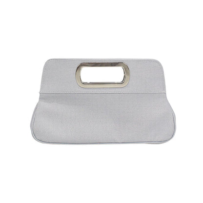 Lady Clutch Bag Popular Dumpling Shape Canvas Evening Bags 25*5*18CM 1 PC Purse