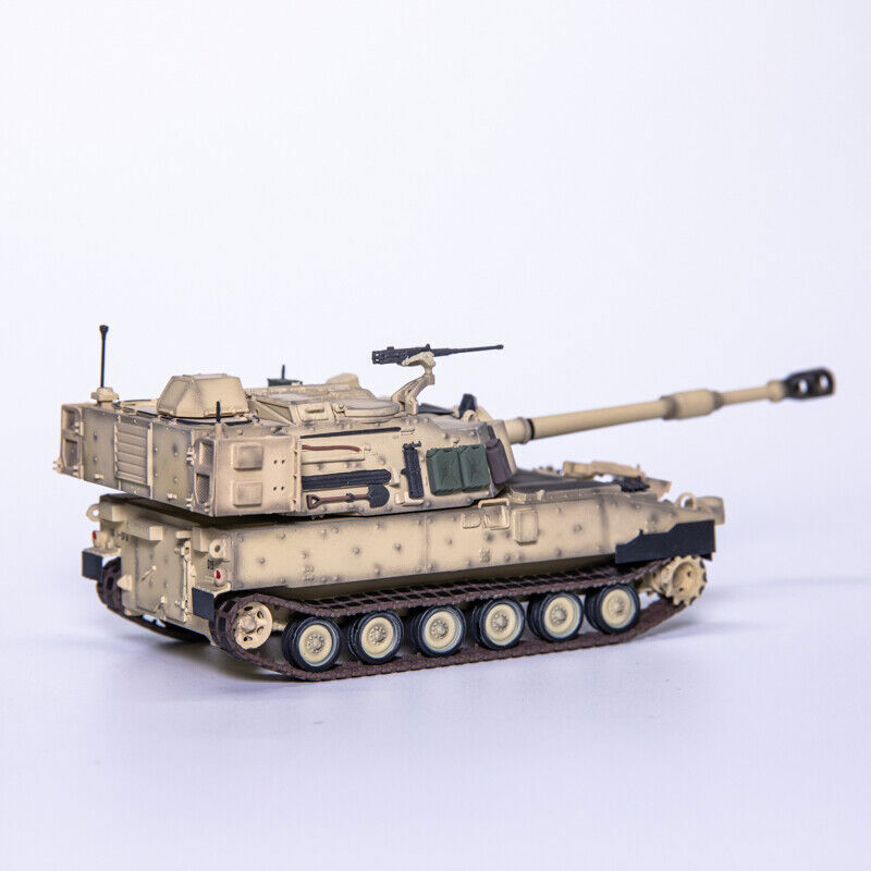 T-MODEL 1/72 US M109A7 Self-Propelled Howitzer 155mm Sand Color Finished Model