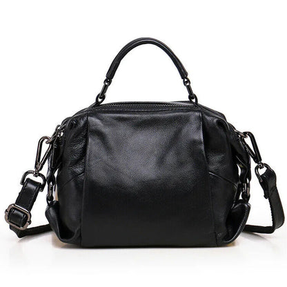 Winter Shoulder Bag Ladies Genuine Handbag Women Cowhide Crossbody Bags