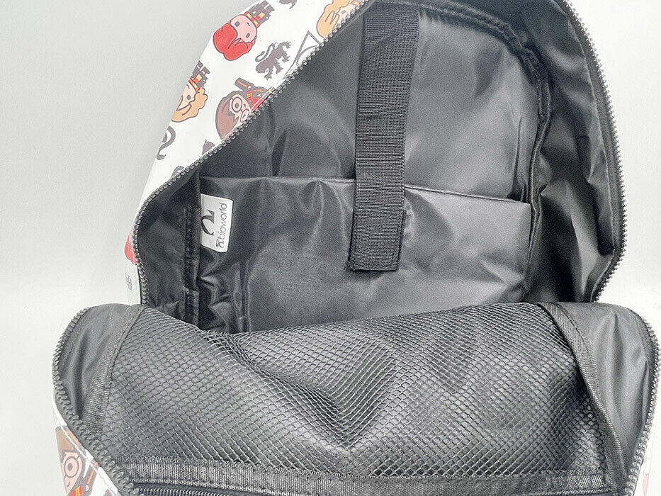 Harry Potter Backpack Gryffindor White Laptop Shoulder Bag Bioworld Hermione