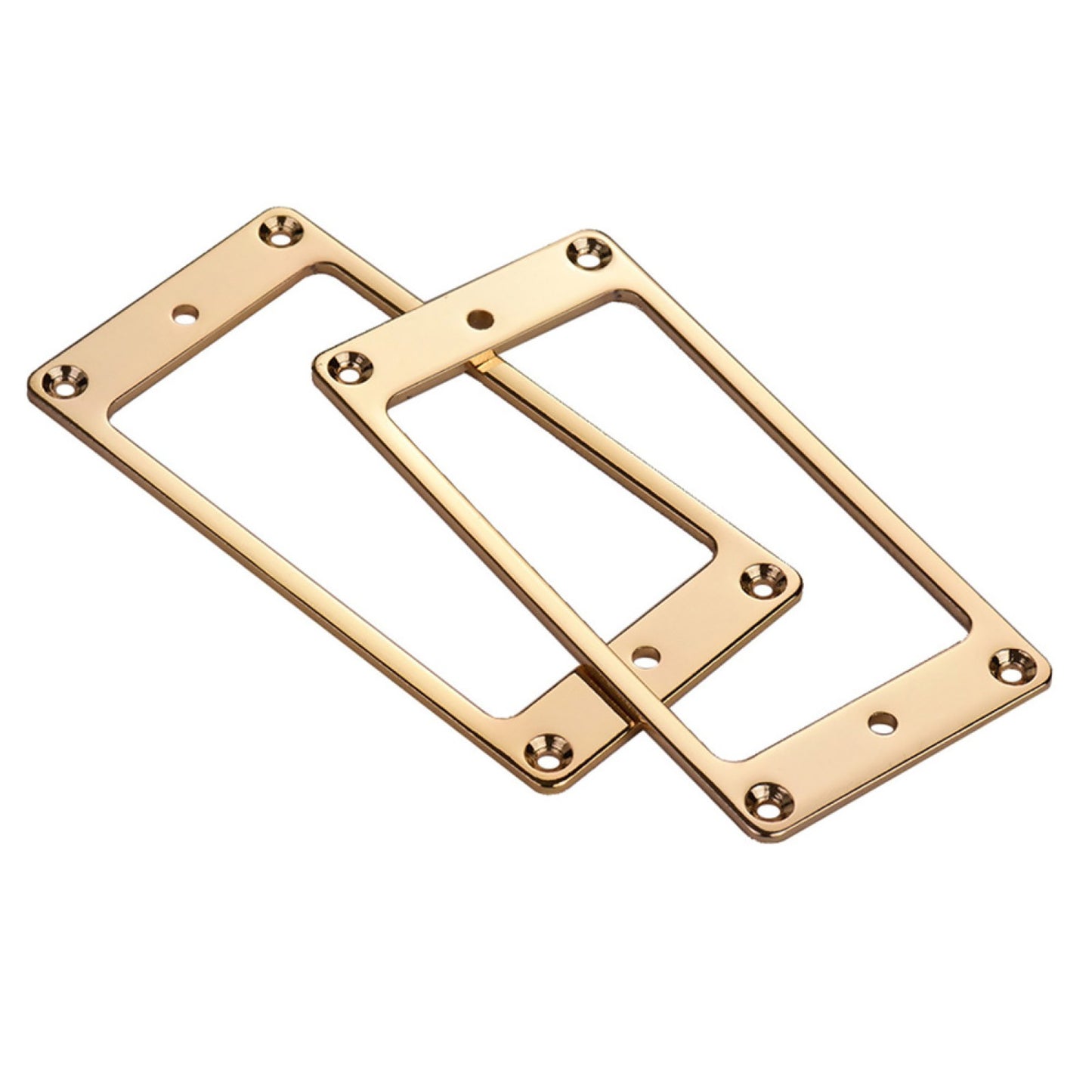 2 Pcs Iron Humbucker Pickup Mounting Ring w/ Srcews For Les Paul LP Replacement