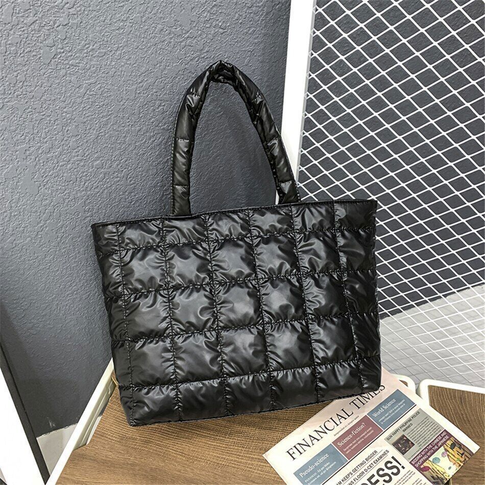 Fabric Women Bags Shoulder Bags Women Winter Travel Ladies Space Bag
