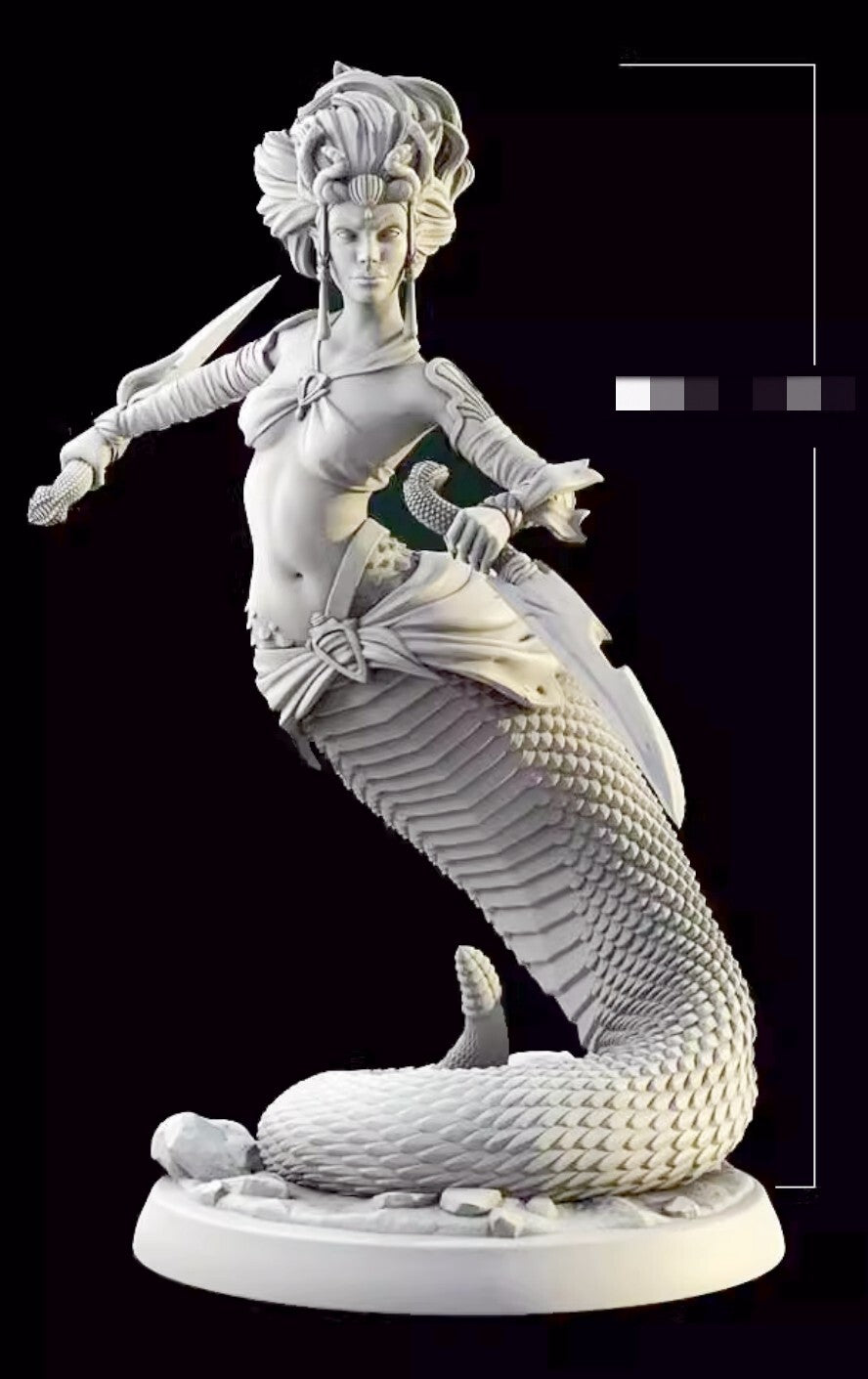 1/24 resin figure model Fantasy Medusa 3D printing unassembled unpainted