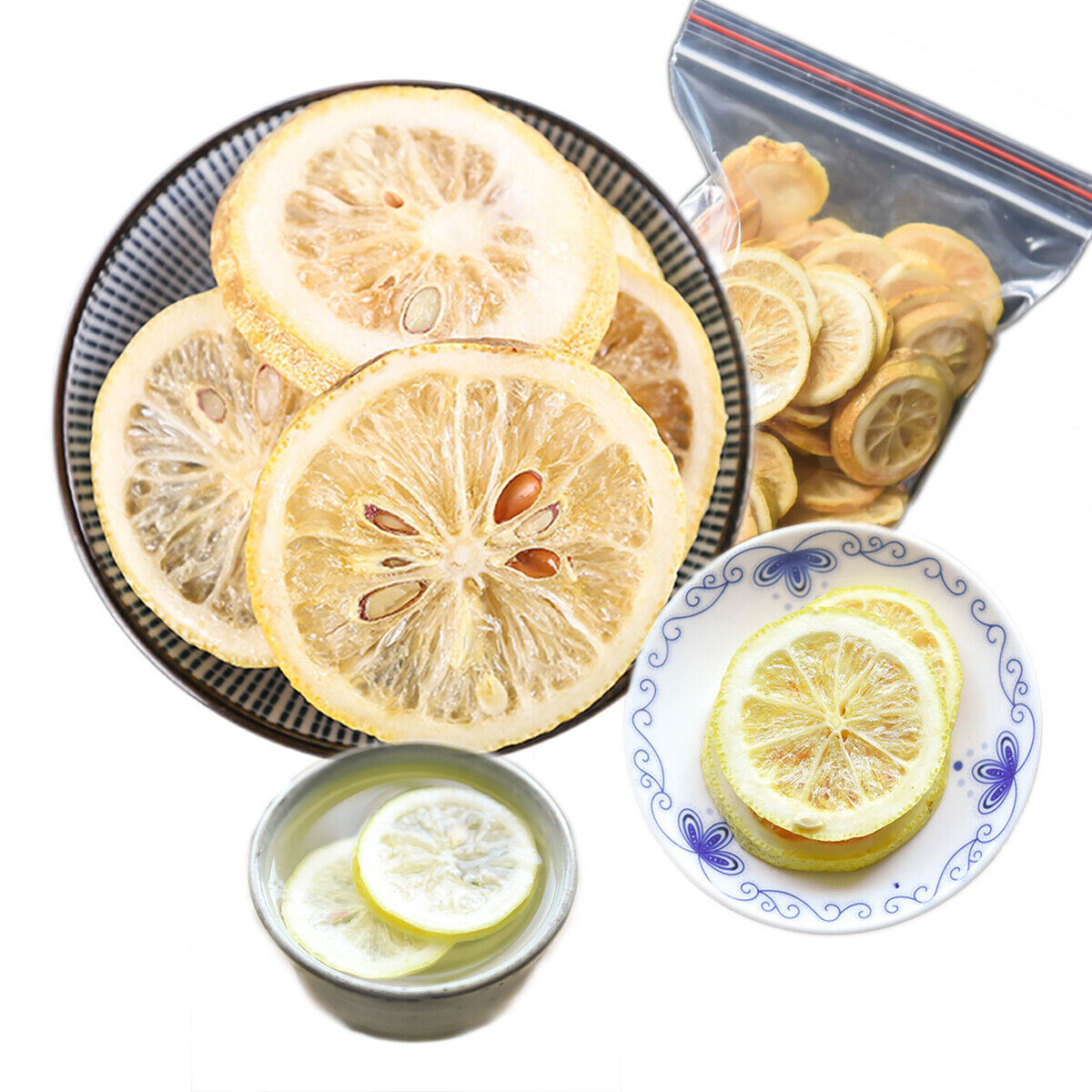 Freshly Soaked Scented Tea Healthy Drink Lemon Tea Lemon Slices-