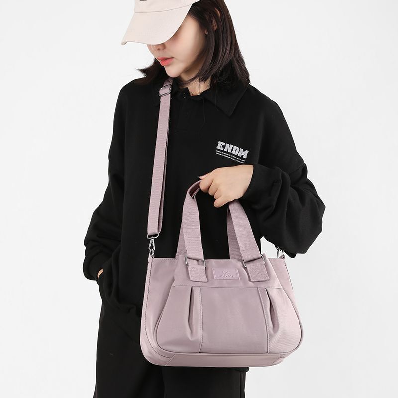 Handbag Waterproof Oxford Tote Nylon Shoulder Bag Large Top-handle Messenger Bag