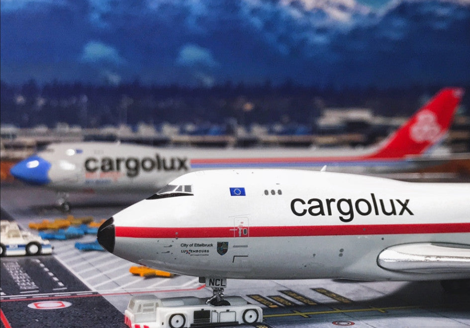 1:400 Phoenix Cargolux BOEING 747-400F Passenger Aircraft Diecast Airplane Model