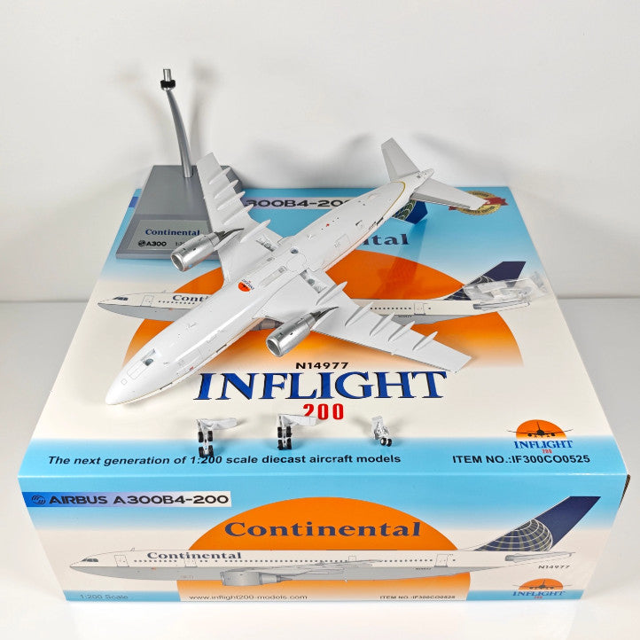 1:200 InFlight Continental A300B4-200 N14977 Airplane Diecast Plane Model