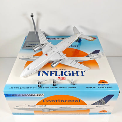 1:200 InFlight Continental A300B4-200 N14977 Airplane Diecast Plane Model