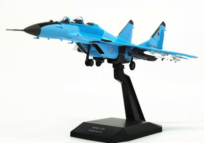 1:100 AMER MIG-35 Fulcrum Airplane Plane Fighter Diecast Aircraft Model