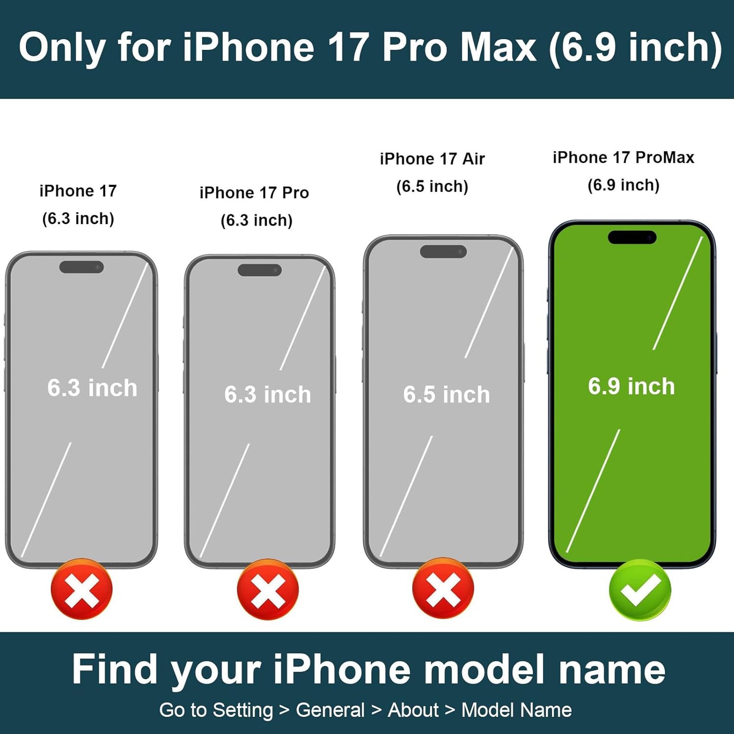 Compatible with Iphone 17 Pro Max Case Wallet with Card Holder, 360°Rotation Fin