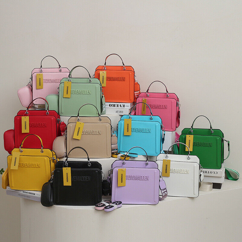 STEVEMADDEN New Square Bag Women's High-Quality Shoulder Messenger Handbag USA