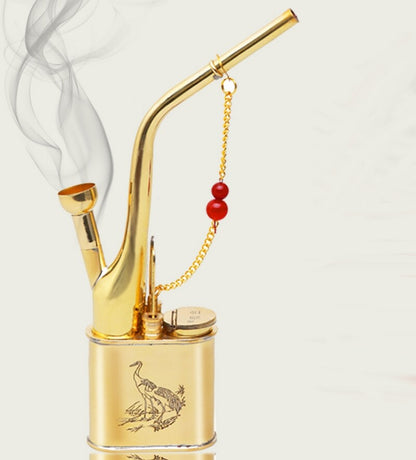 Brass Hookah Smoking Tobacco Pipe Cigarette Shisha Filter