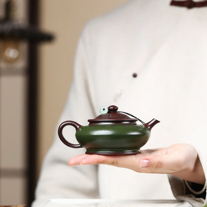 Handmade Real Yixing Zisha Clay Tea Pot Kungfu Pot Chinese Character Carved New