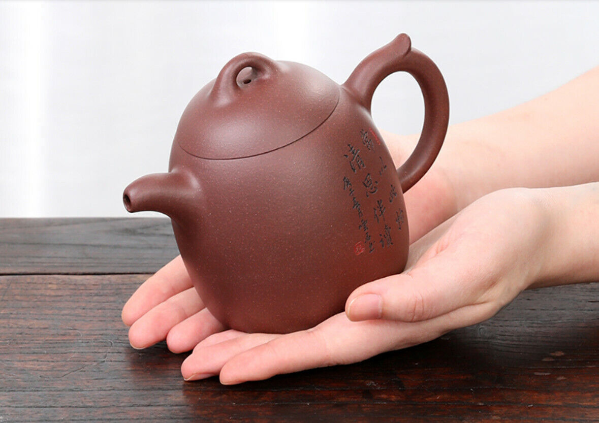 470cc China Yixing Handmade Purple Clay Teapot Purple Clay Qinchuan Kung Fu Teapot-