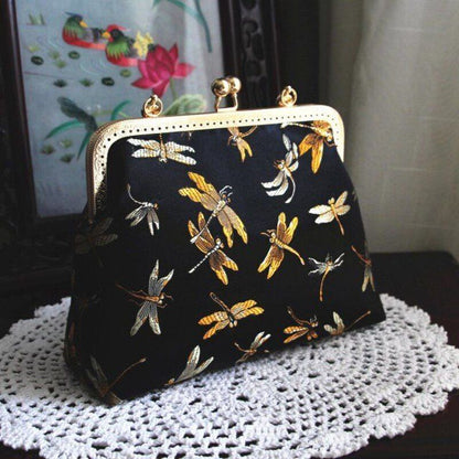 Handmade Chain Shoulder Crossbody Bag Vintage Lock Shell Vintage Purse Handbags