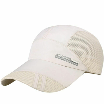 Summer Outdoor Sport Cap Quick Dry Breathable Hiking Fishing Running Sun Hat