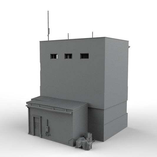 SST700011 1/700 Scene Model Second Floor Commercial Pub Middle East War Series